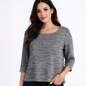 Ivanka Trump | Stylish Heathered Grey Crop Top